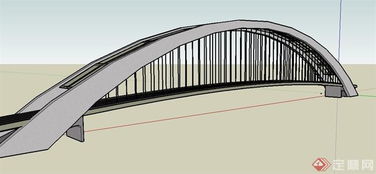 两款拱形架桥梁设计Su模型赏析与构造解析